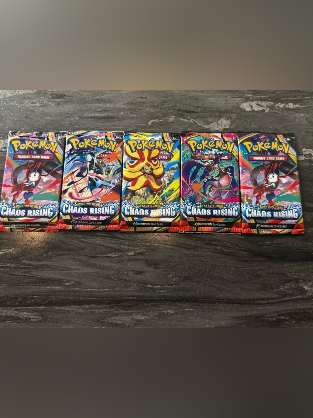 Pokemon Chaos Rising Booster Packs